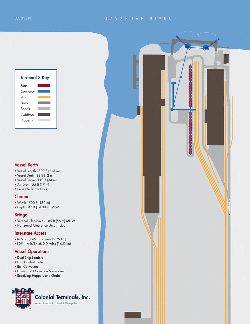 CTI GKT SAV Terminal 3 Georgia Kaolin Terminal Map