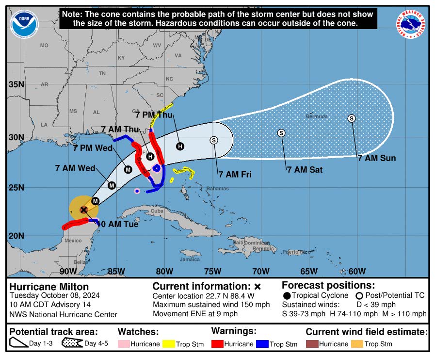 Hurricane Milton - Advisory #3